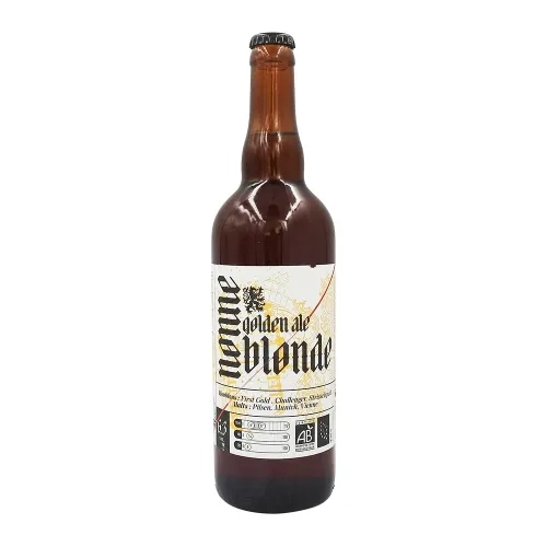 Bière blonde BIO Nonne bouteille 75cl