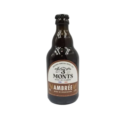 Bière Ambrée 3 Monts bouteille 33cl