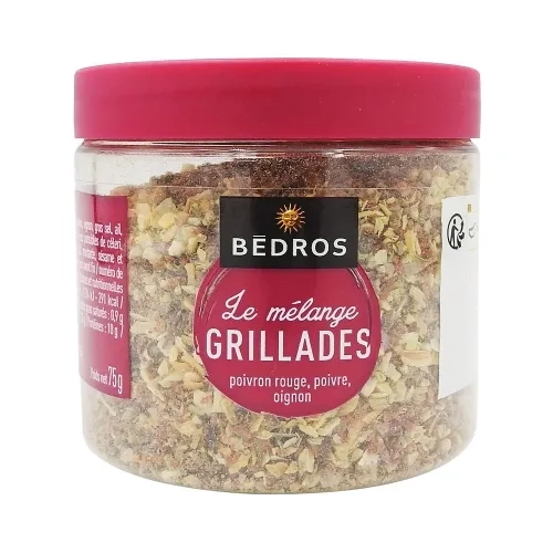 Mélange pour grillades pot 75g Bédros