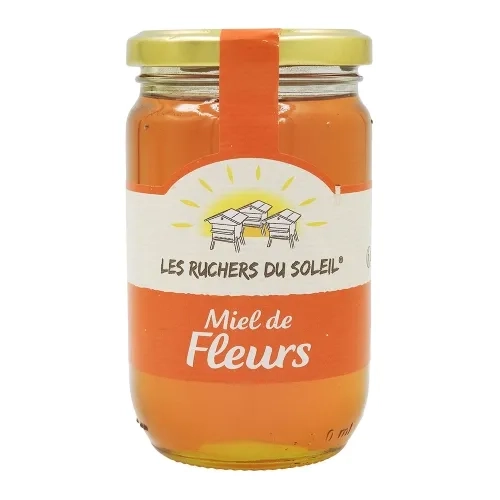 Miel de fleurs  pot 375gr