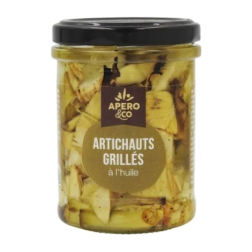 Artichauts grillés à l'huile pot pne 110g