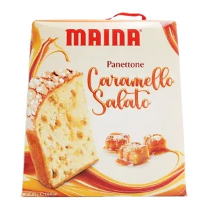 Panettone caramel salé boîte 750g Maina