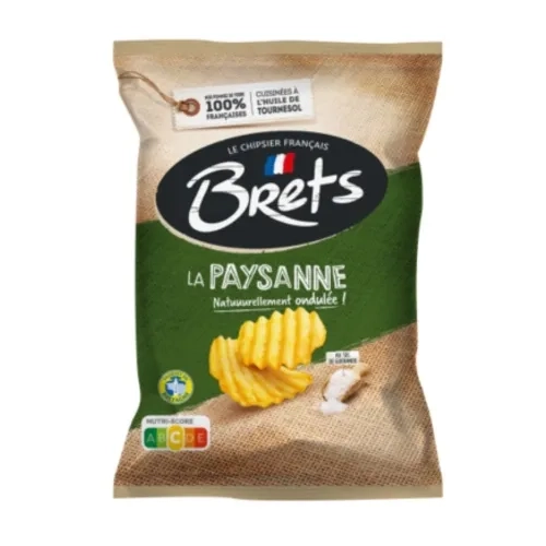 Chips paysanne paquet 125g Brets