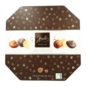 Assortiment chocolats escargots lait praliné 195g
