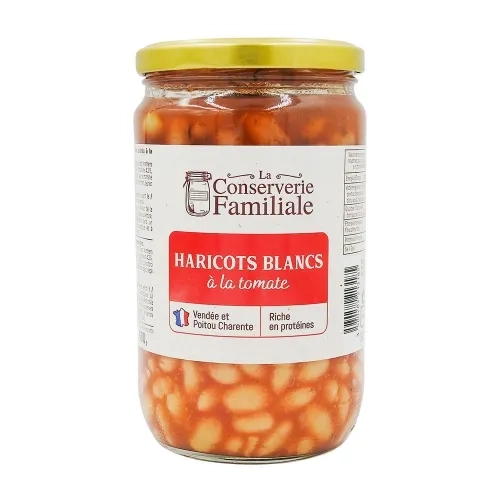 Haricots blancs à la tomate conserve 720ml