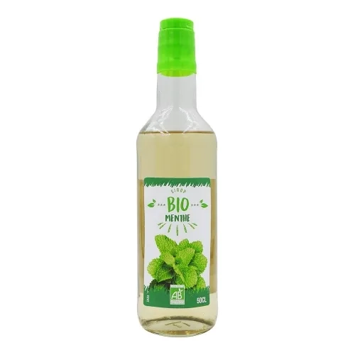 Sirop de menthe BIO France bouteille 50cl