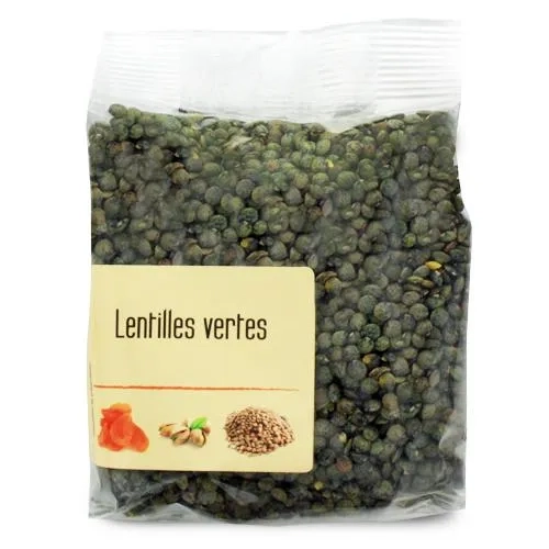 Lentilles vertes France paquet 300g