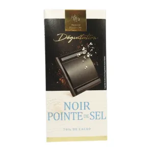 Chocolat noir extra 70% au sel marin tablette 100g Maison Montfève