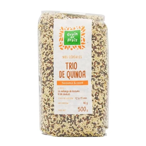 Trio de quinoa sachet 500g  Grain de Frais