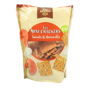 Mini crackers tomate mozzarella BIO paquet 110g Apéro & Co