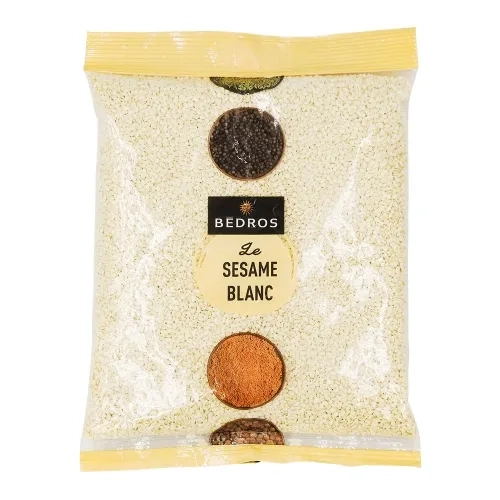 Graines de sésame blanches   paquet 250g Bédros