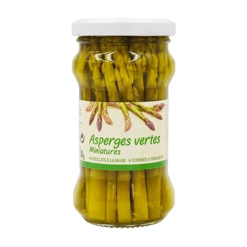 Asperges vertes minis Pérou  bocal pne 100g