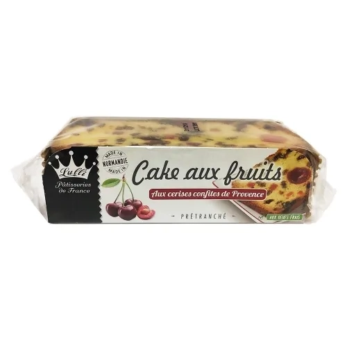 Cake aux fruits cerises confites sachet 275g