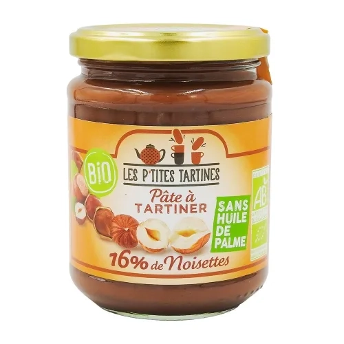 Pâte à tartiner BIO sans huile de palme pot 350g