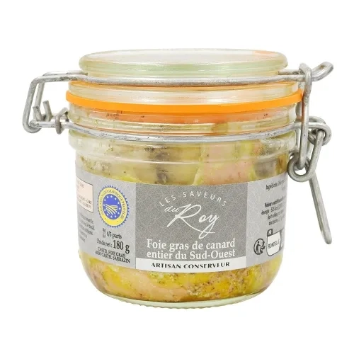 Foie gras de canard entier du Sud Ouest 180g