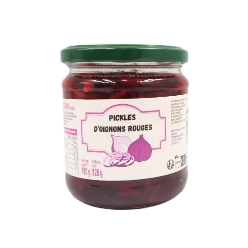 Pickles oignons rouges pot 325g
