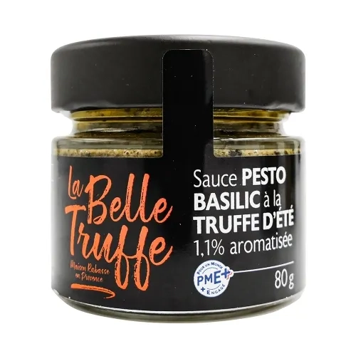Sauce pesto basilic à la truffe d'été pot 80g
