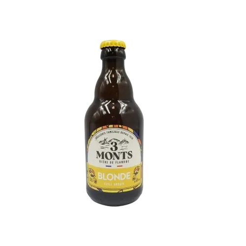 Bière Blonde 3 Monts bouteille 33cl