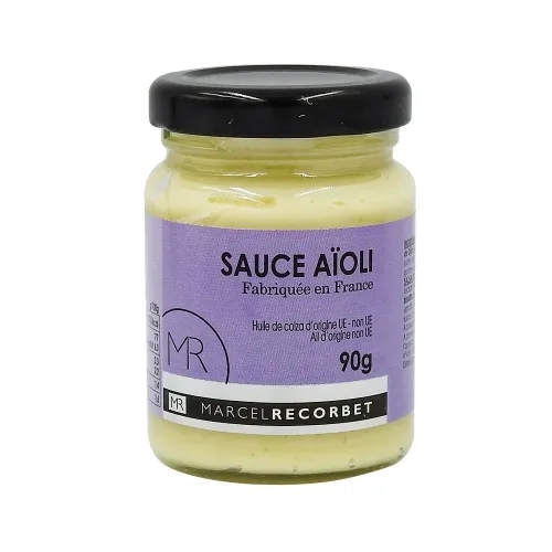 Sauce aïoli  bocal 90g Marcel Recorbet