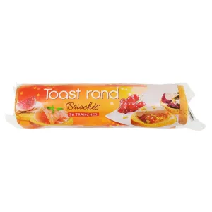 Toast rond brioché sachet 250g