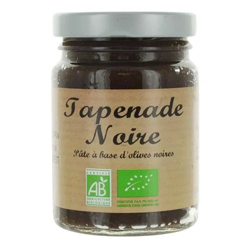 Tapenade noire BIO  pot 90g