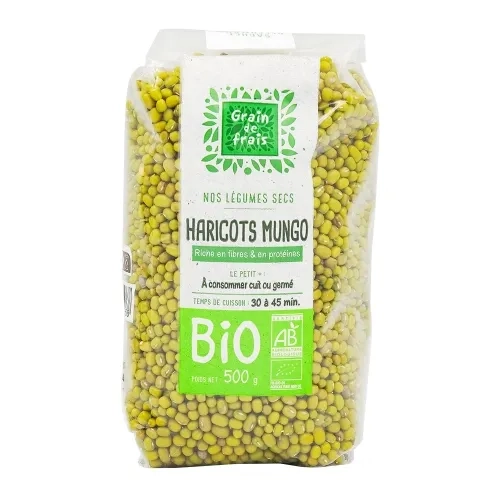 Haricots mungo BIO paquet 500g Grain de Frais