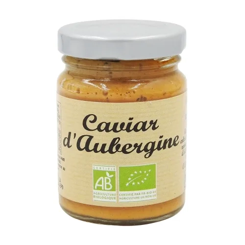 Caviar d'aubergines BIO pot 90gr