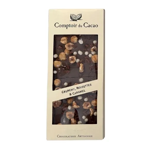 Chocolat au lait & crunchy noisettes tablette 90g