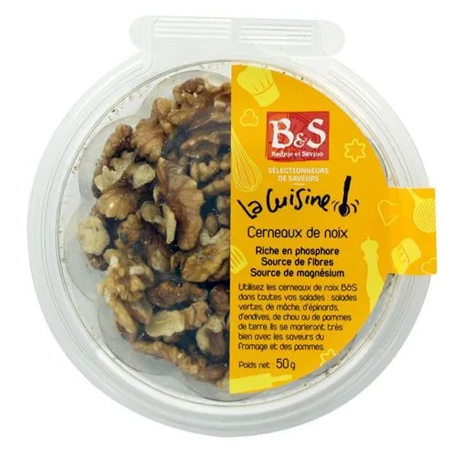 Cerneaux de noix invalides barquette 50g B&S