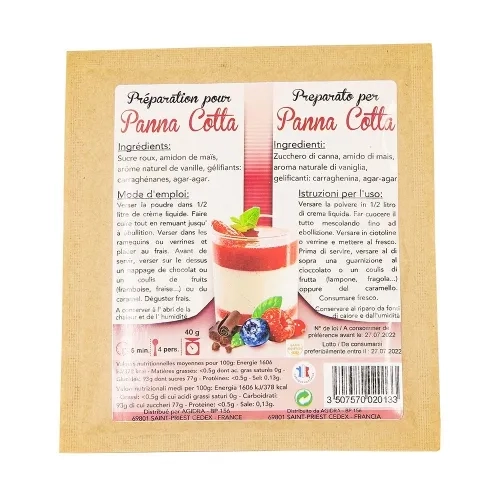 Panna cotta  sachet 40g