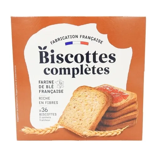 Biscottes complètes paquet 300g