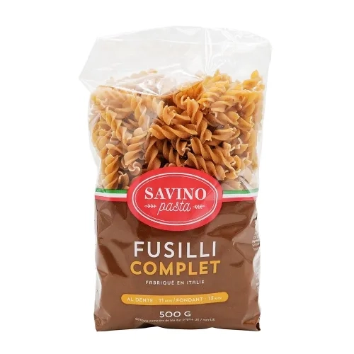 Pâtes Fusilli N°36 COMPLET pqt 500g Savino Pasta