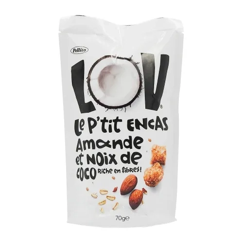 Snacking avoine, amande et noix de coco paquet 70g