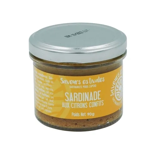 Sardinade aux citrons confits pot 90g