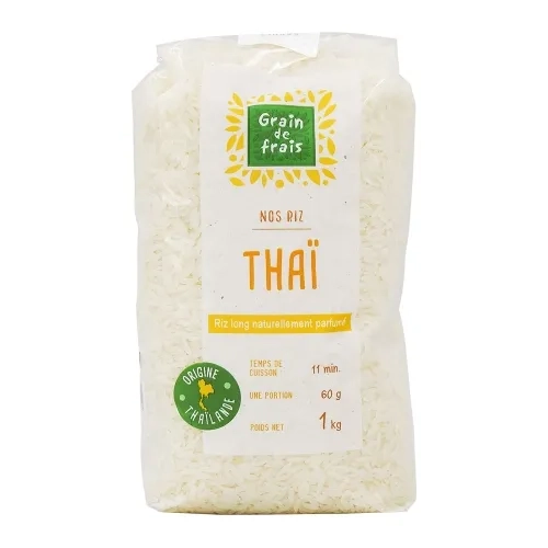 Riz parfumé Thaï paquet 1kg  Grain de Frais