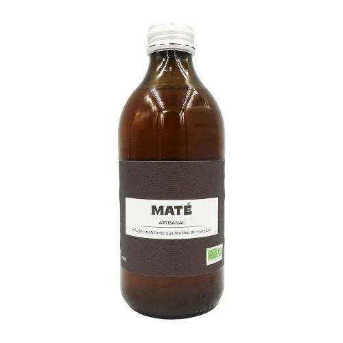 Infusion pétillante au maté BIO bouteille 33cl
