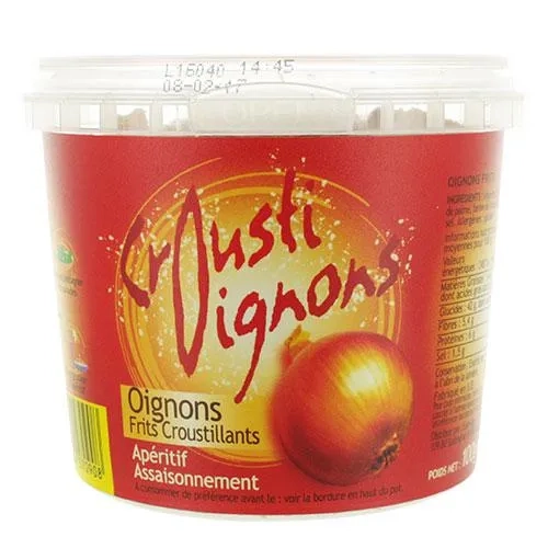 Oignons frits croustillants boîte 100g