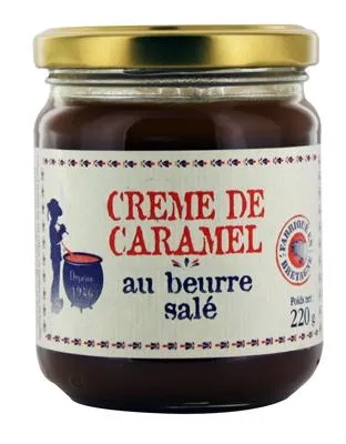 Crème de caramel au beurre salé  pot 220g