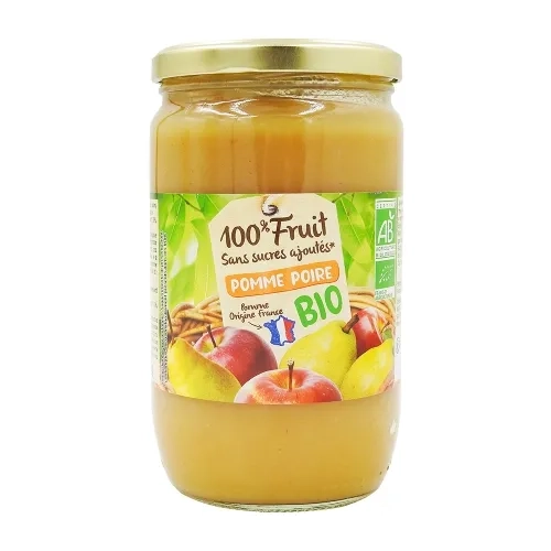 Purée de pomme et poire BIO bocal 680g