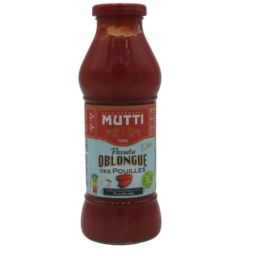 Purée de tomate oblongue Pouilles bouteille 400g