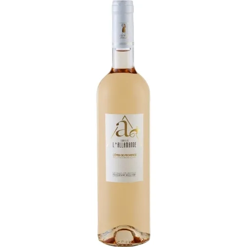 Vin rosé Côtes de Provence l'Allamande AOP 75cl