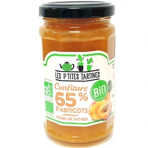 Confiture d' abricots BIO pot 255gr