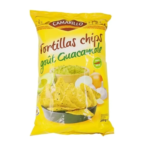 Tortillas chips guacamole paquet 200g