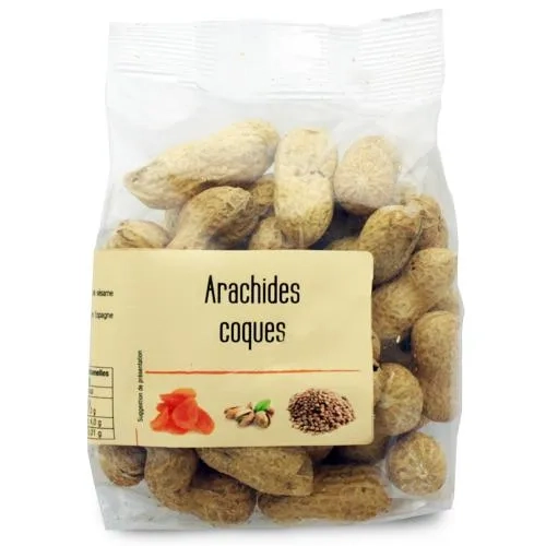 Arachides coques   paquet 95g