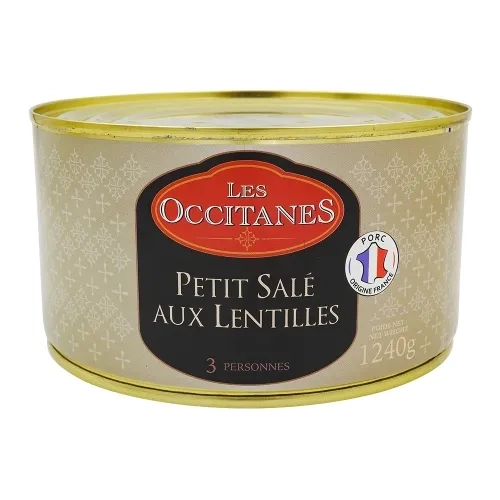 Petit salé aux lentilles boîte pne 1240g