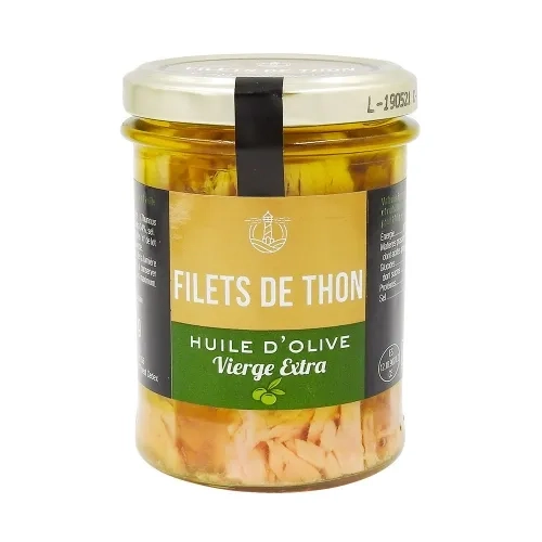 Filets de thon à l'huile d'olive vierge pne 130g