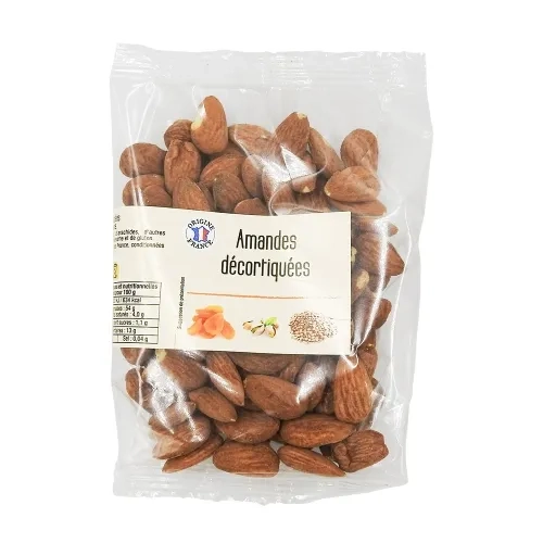 Amandes décortiquées France sachet 150g