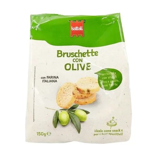 Mini bruschetta olive sachet 150g