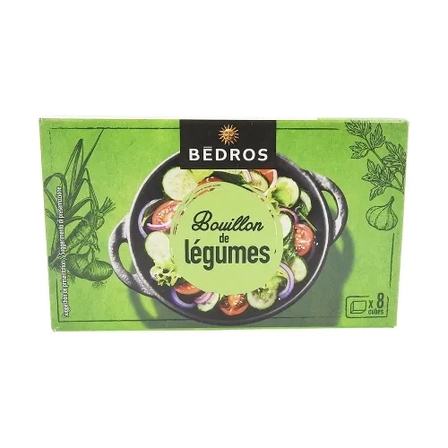 Bouillon de légumes paquet 80g Bédros