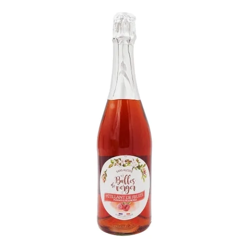 Pétillant pomme framboise bouteille 75cl